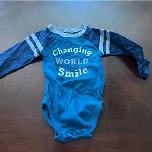 Garanimals Blue Bodysuit - Changing World Smile